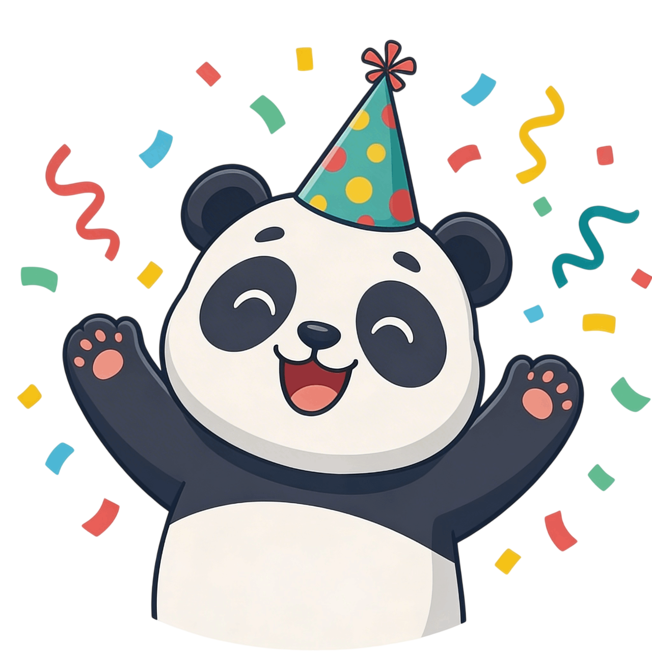 Lumi celebrating an achievement